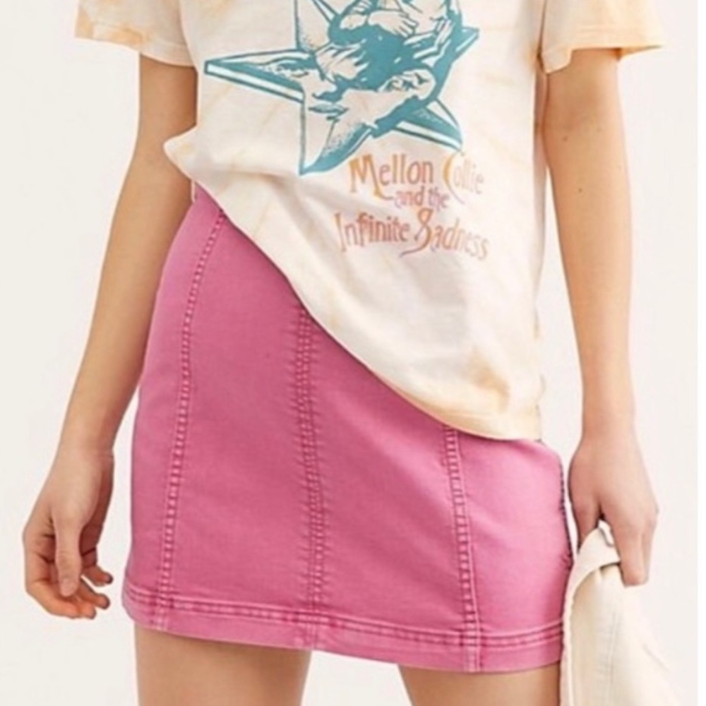 free people mini skirt